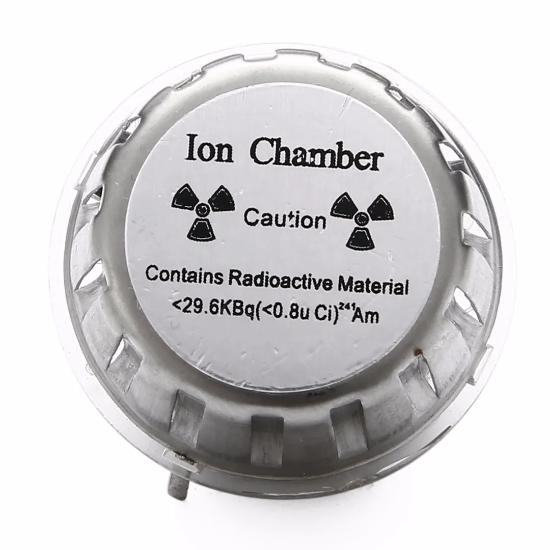 

Alarm Fire Smoke Sensor Detector Ion Chamber Metal Geiger Counter Check Test Source Ionization Smoke Detector Security System