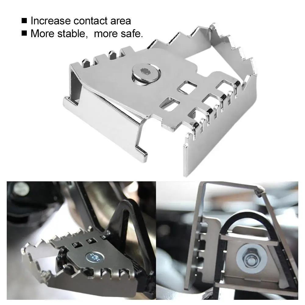 

Motorcycle Rear Foot Brake Lever Pedal Enlarge Extension Pad Extender Universal for BMW BMW F800GS F700GS F650GS R1150GS R1200GS