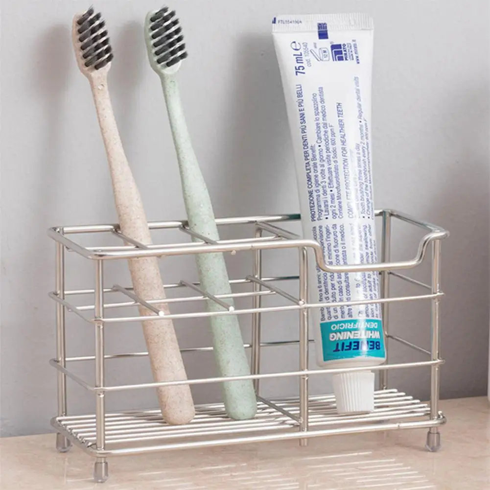 Stainless Steel Toothbrush Holder for Hotel Bathroom Storage 30in