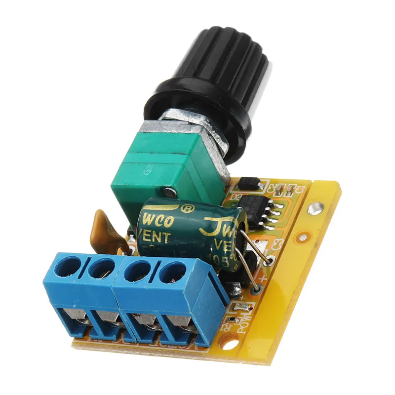 

CLAITE Mini DC 4.5V To DC 35V 5A 90W DC Motor PWM Speed Controller Module Speed Regulator Adjustable Switch Dimmer NEW
