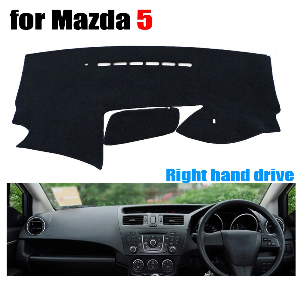 Крышка приборной панели автомобиля коврик для Mazda 5 2010 2016 лет правый руль dashmat pad dash