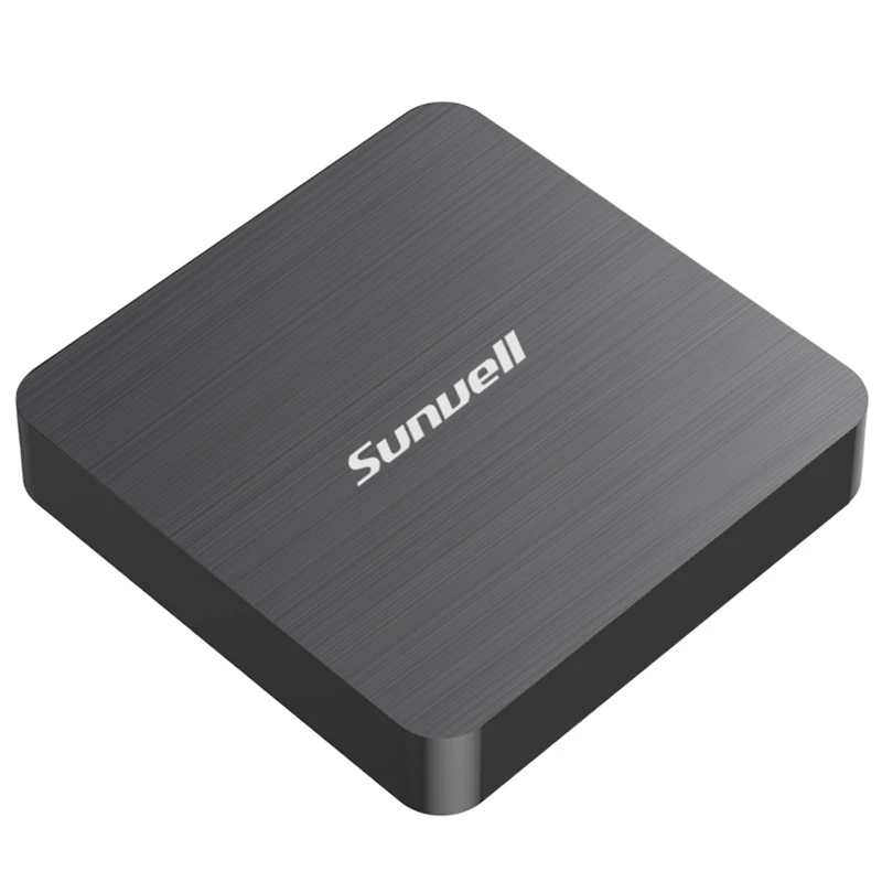 Sunvell H3 ТВ Box Allwinner Android 7 0 2.4g WiFi 100 Мбит/с Поддержка 4 K H.265 3D игры видео 2 GB Оперативная