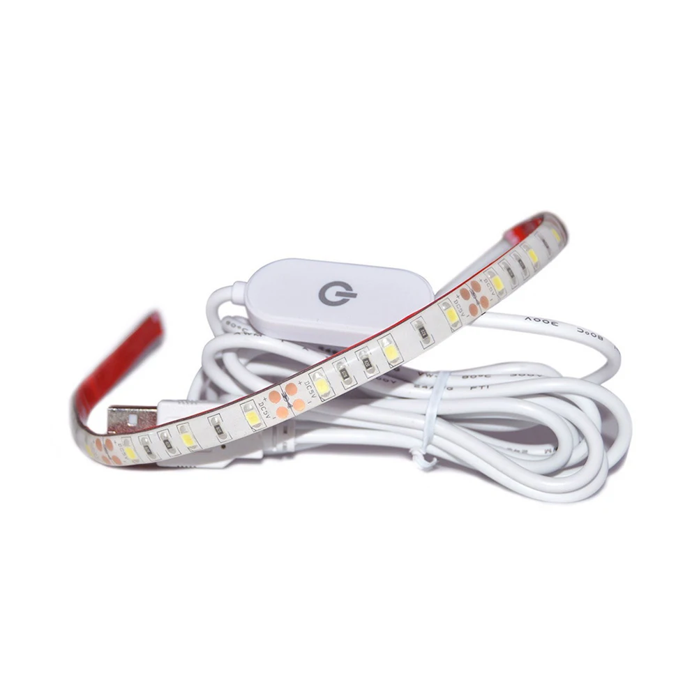 

1PC 4000k USB Powered 50cm 5V LED Light Rope LED Strip Sewing Lighting Kit IP65 with Touch Dimmer for Sewing Machine