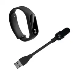 2 шт. 13 см Смарт Браслет зарядное устройство кабель 5 в 0.5A USB кабель для зарядки с адаптером провода для Xiaomi Mi Band 2