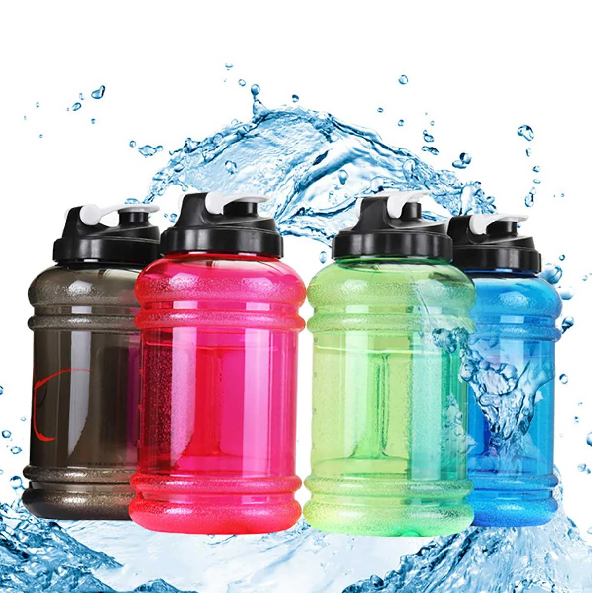 2.2L большой объем для воды бутылка для воды тренировка Кемпинг бег тренажерный зал на свежем воздухе Спорт Фитнес свободная вода bpa бутылки