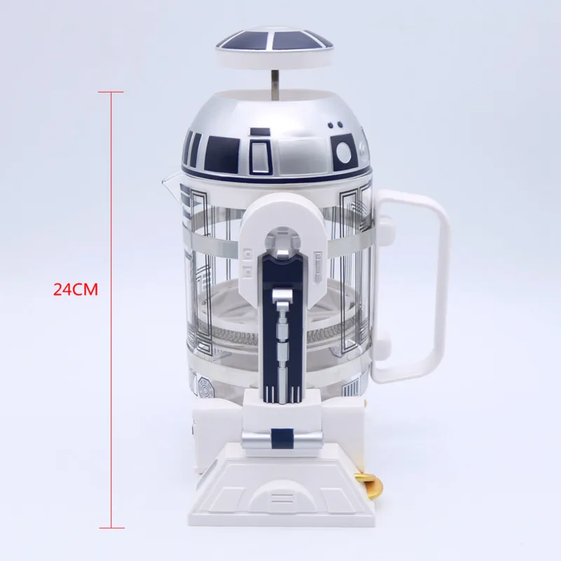 WSHYUFEI 960 мл Домашний Мини Звездные войны R2 d2 ручная Кофеварка французский