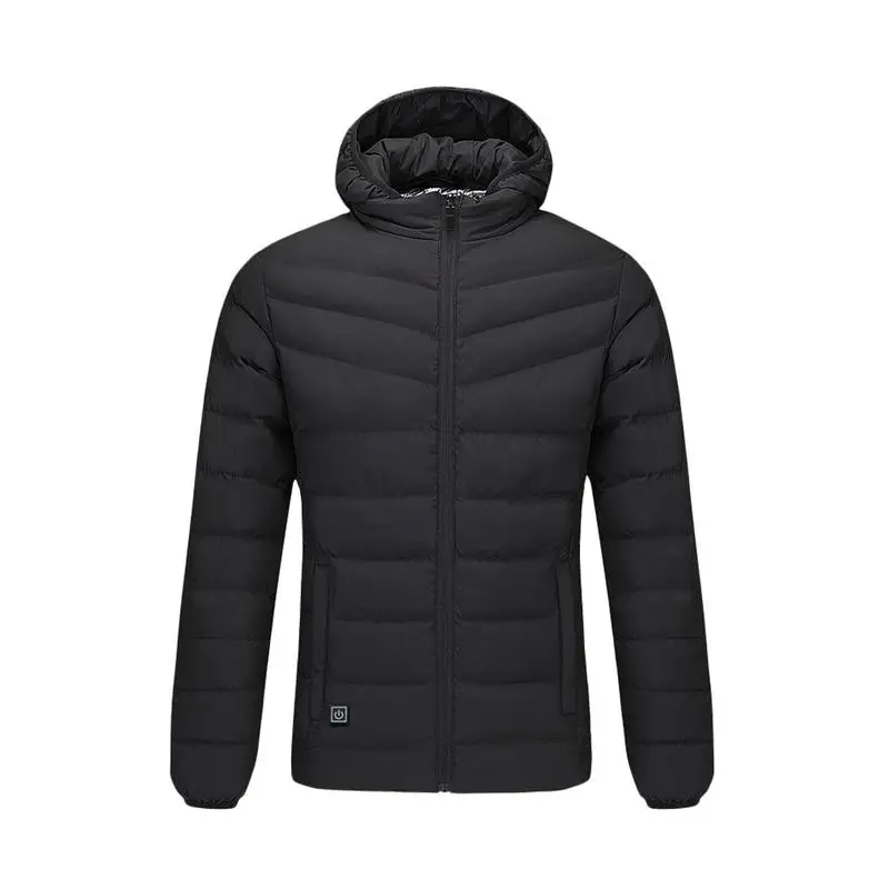 

Ourdoor Electric Heating Jackets Men Women Feather Down Cotton Heated Coats Winter Thermal Warm Hooded Clothing