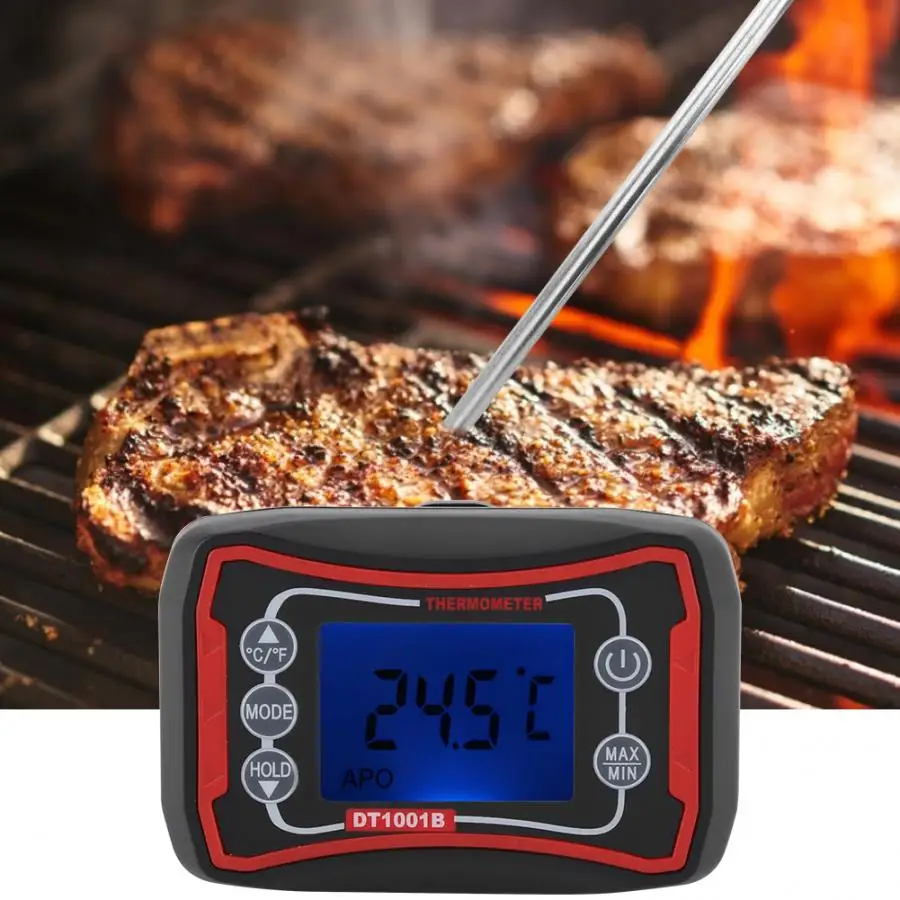 Цифровые термометры для выпечки, беспроводной термометр для приготовления пищи, барбекю с ЖК-дисплеем, таймер для барбекю, датчик температуры, кухонные инструменты для приготовления пищи