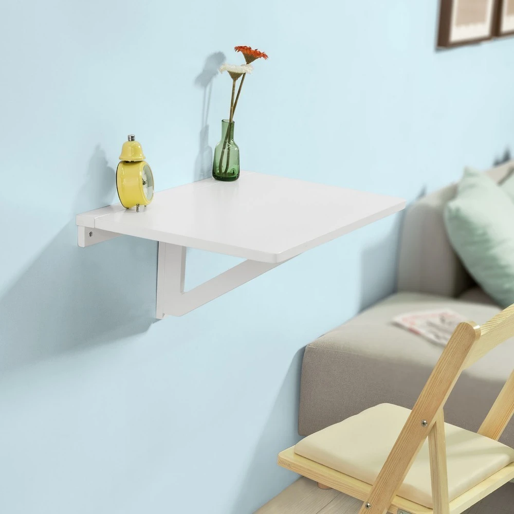 Sobuy Fwt03 Folding Wall Mounted Drop Leaf Table Computer Desk Children Kitchen Dining Table Console Tables Aliexpress