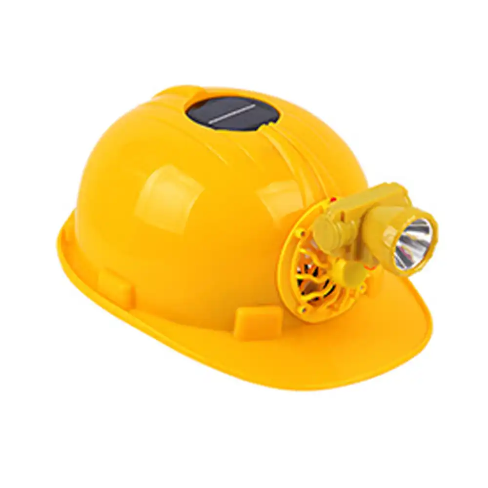 cap with solar powered fan
