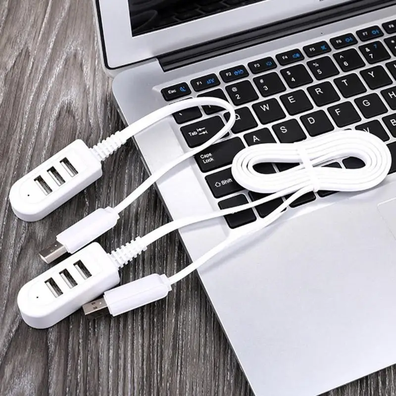 

High Speed 3 Ports USB 2.0 Hub OTG Hub USB Splitter Adapter Converter Cable Wire 0.3m/1.2m Cable For Macbook Laptop