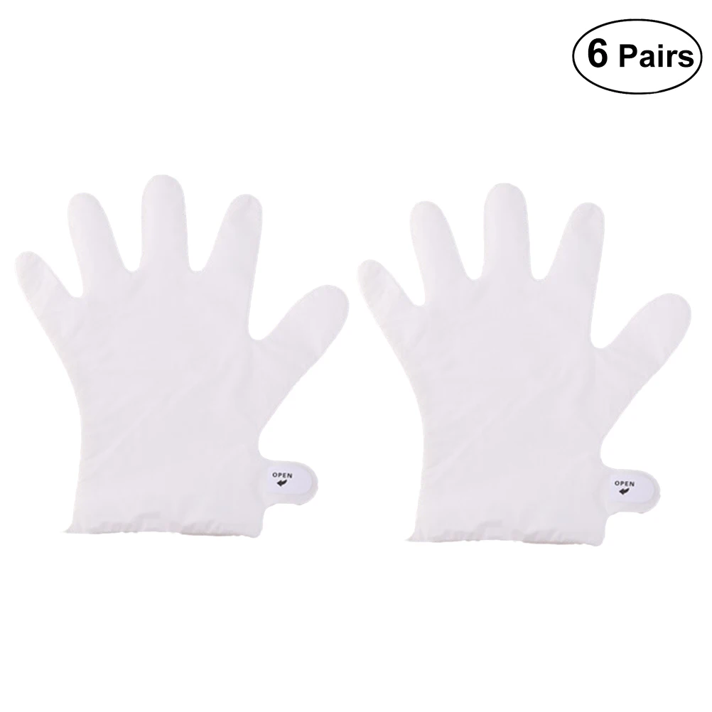 6 Pairs Hand Mask Peeling Exfoliating Nourish Whitening Hands Gloves