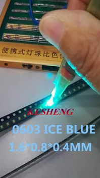 

0603 Ice Blue 1608 Ice Blue Clear Ultra Bright Blue SMD LED Indication/1000pcs