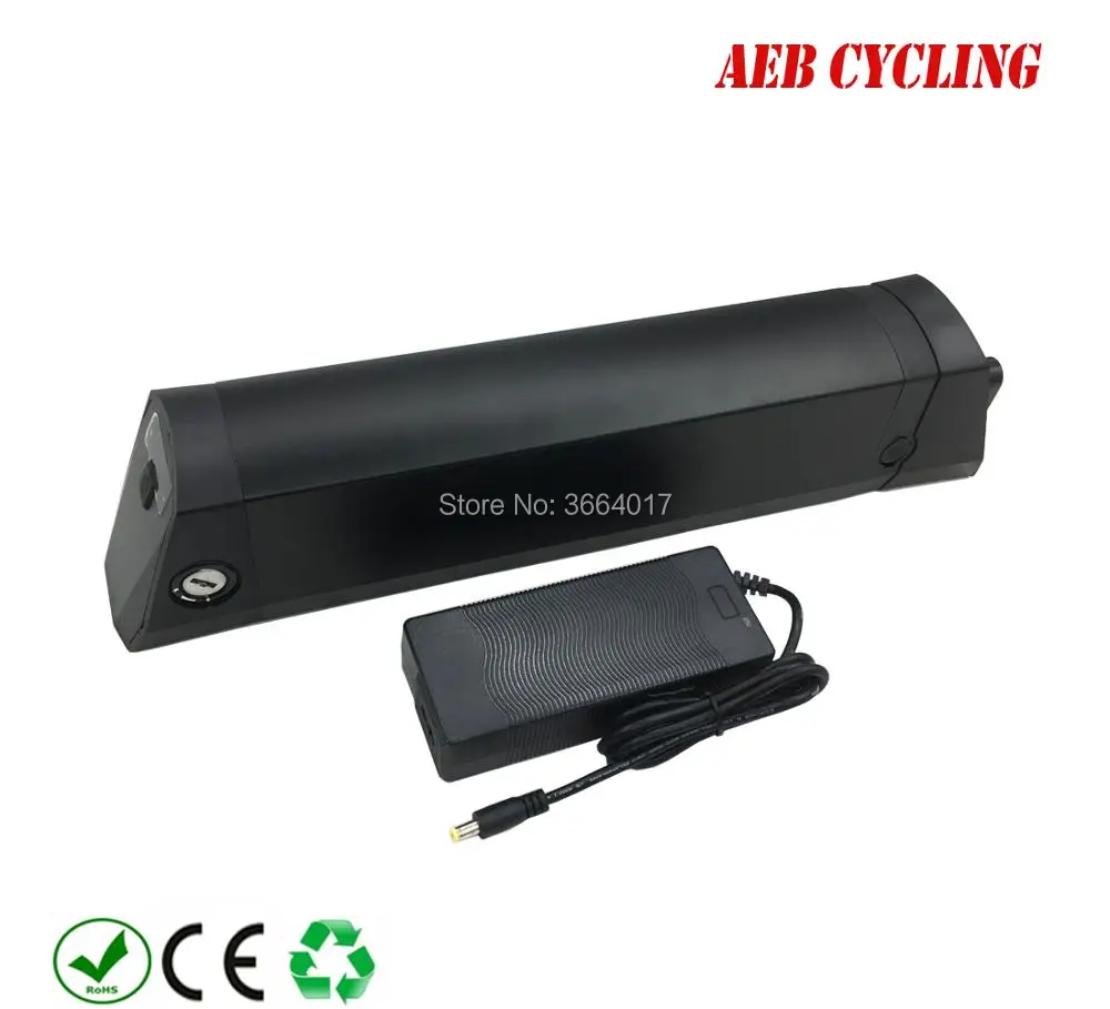 

Free Shipping Li-ion Rechargeable 250W 350W 500W 36v 48v E-bike battery 10ah 10.5ah 11.6ah 12ah 13ah 14ah slim down tube battery