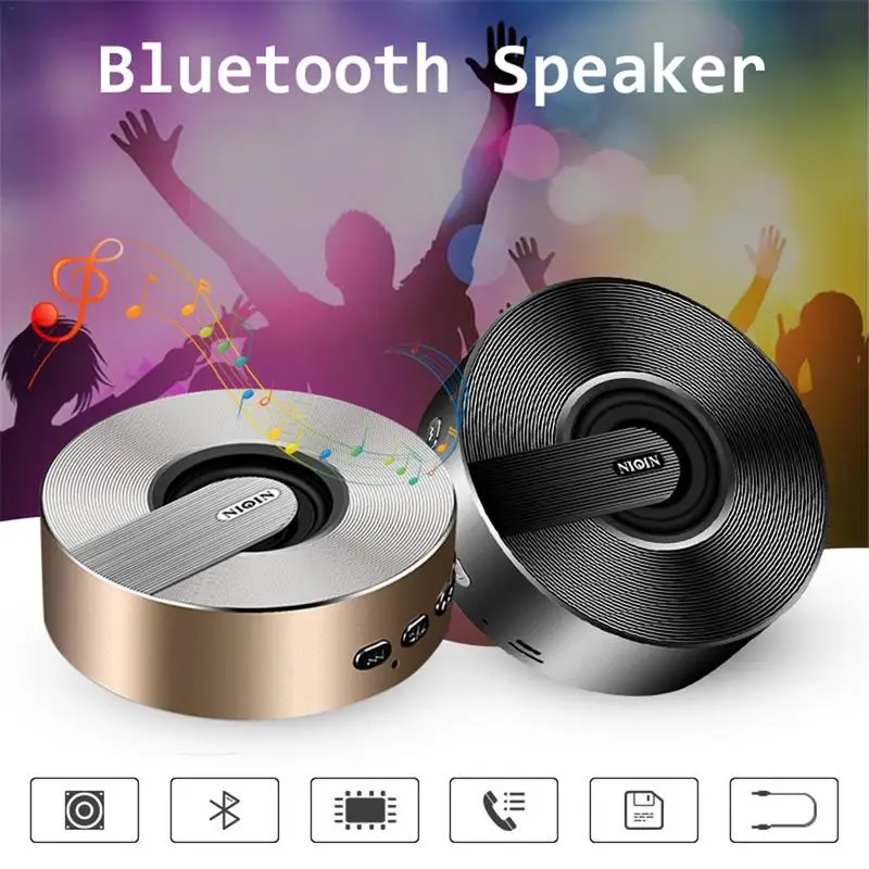 

New Mini Bluetooth Speaker Small Portable High Quality Car Voice Broadcaster Bluetooth Music Player Soundbar All Compatible
