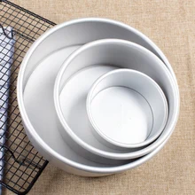 Форма алюминиевого 2/4/6/8/10 дюймов Круглая форма для выпечки