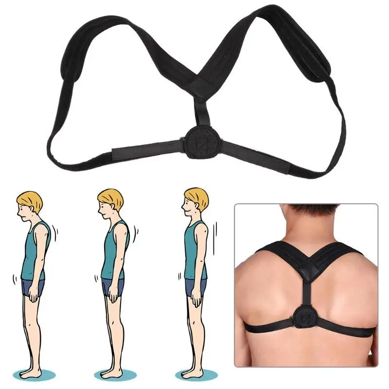 

Back Support Posture Corrector Clavicle Support Belt Back Slouching Corrective Posture Correction Spine Braces Support