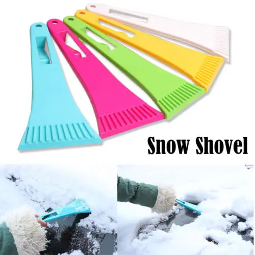 Rascador De Hielo Para Coche Con Cepillo - Mango Extensible 78-95cm, Cerdas Suaves, Raspador ABS, Ideal Para Invierno