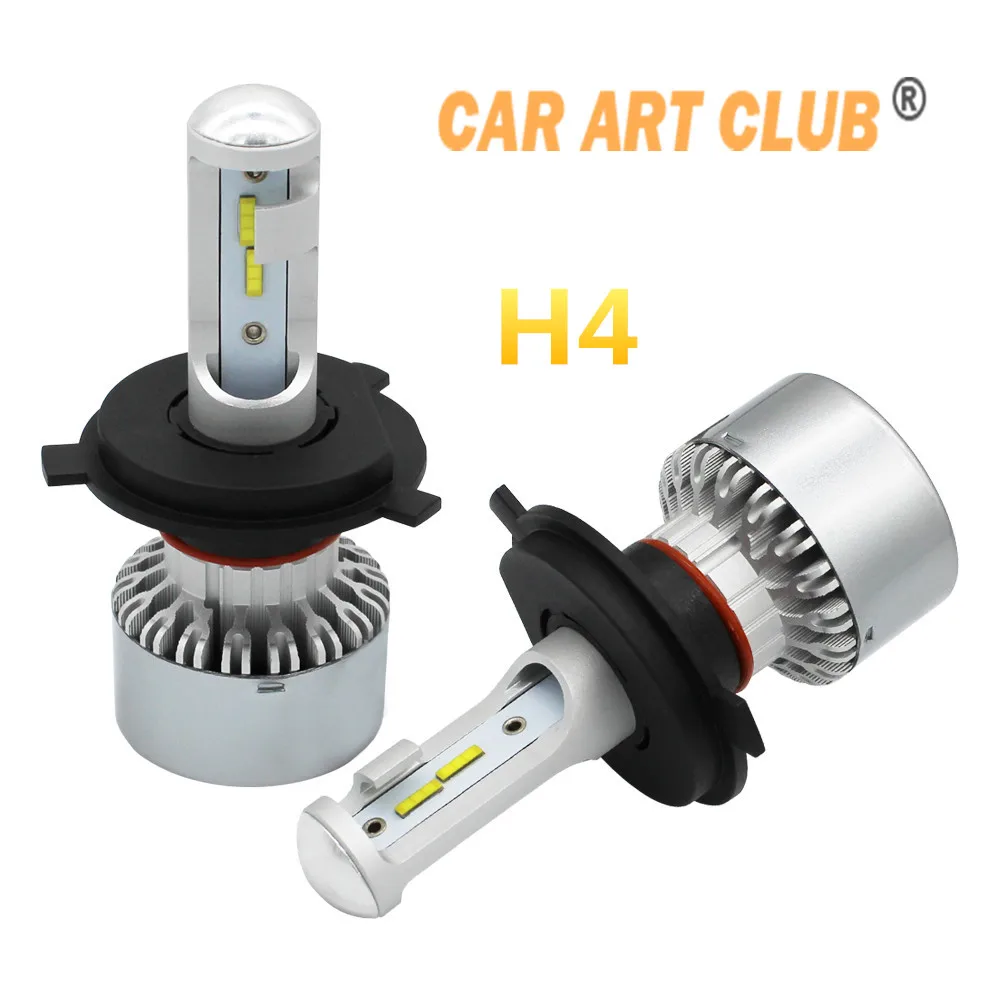 

Car Art Club H4/9003/HB2 Hi/Lo Car LED Headlight High Power Super White 6500K Bulbs Replace Original Lamp in best quality