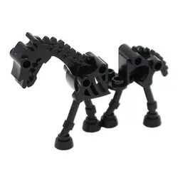DIY головоломка кость лошадь маленькая частица животных строительный блок аксессуар обучающая игрушка для детей