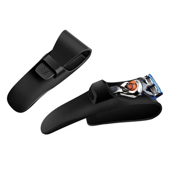

Men'S Portable Travel Case Box For Shaving Machine Holder Storage Manual Razor Handle Protective Silicone Gel Cover (No Shaver