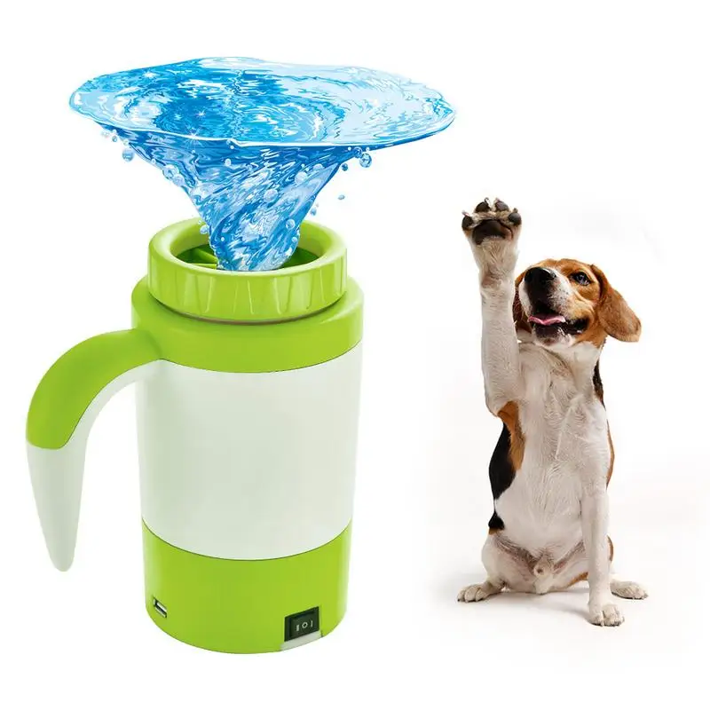 

Automatic Foot Washer Dirty Cat Dog Foot Cleaning Brush Portable Pet Paw Cleaner USB Rechargeable Automatic Foot Washer