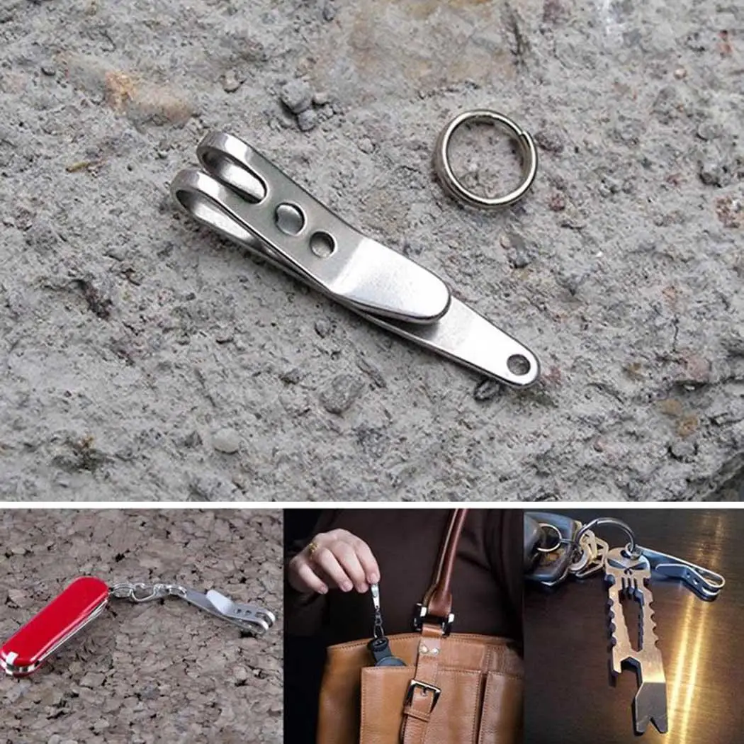 Кольцо металлический карабинный инструмент пряжка зажим EDC с ключом наружная подвеска