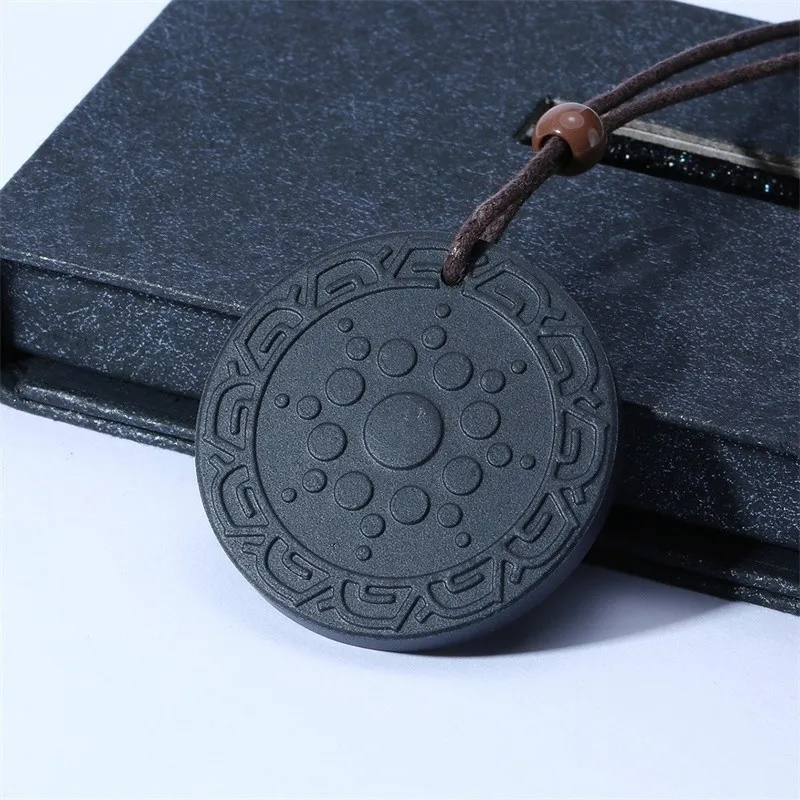 

Men Quantum Necklace Scalar Energy Lave Stone Pendant Health Healing Man Dropshipping Jewelry
