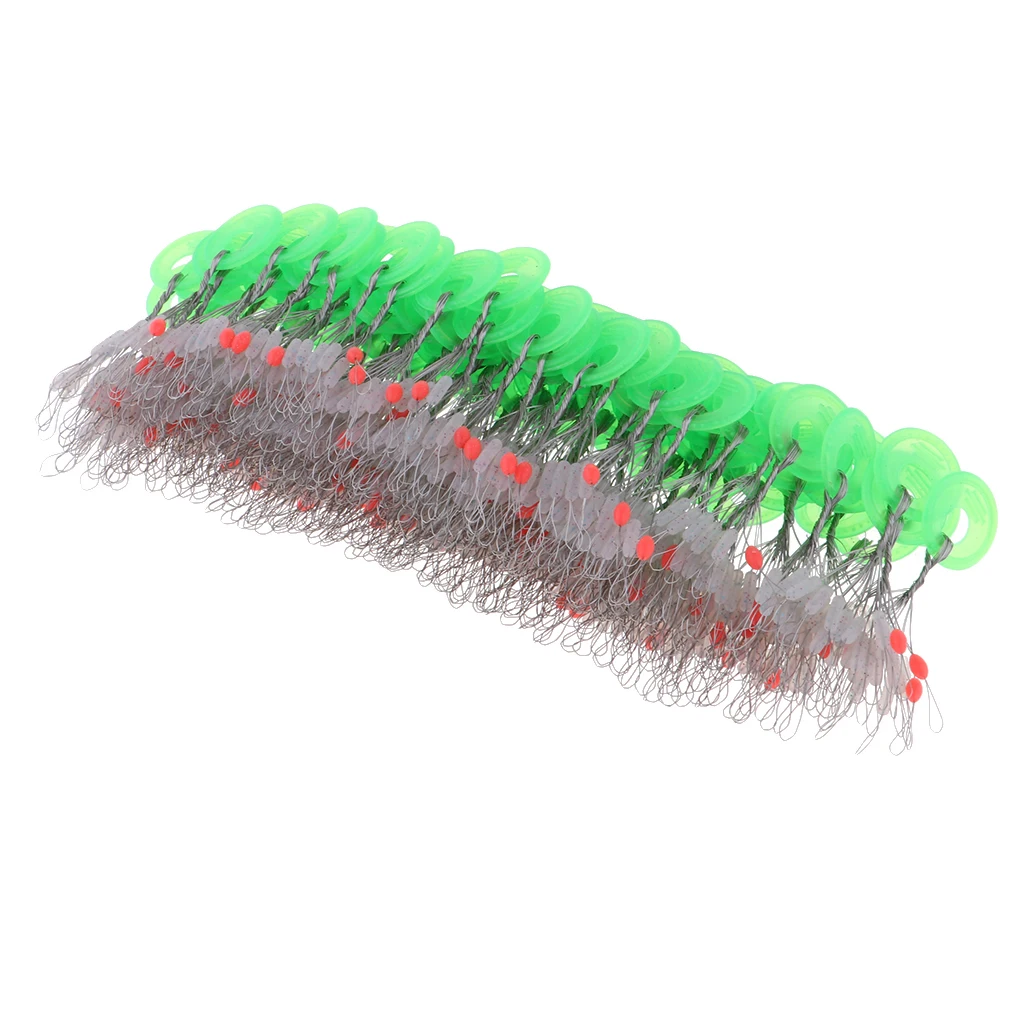 100 قطعة الأسماك تعويم سدادة الفضاء الفول الصيد أداة العائمة بوبر موصل