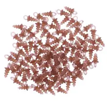 30/50/100 штук Рыбалка винт для доставки прикорма и оснастки Карп Рыбалка бойлов рыболовные принадлежности коричневый Цвет DIY рыболовные снасти аксессуары