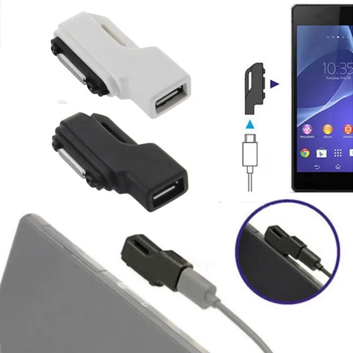 500 шт./лот quevinal Micro USB в магнитное зарядное устройство адаптер конвертер для Sony Xperia