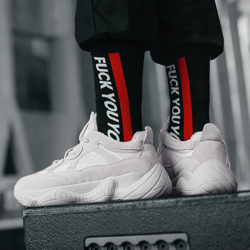 instagram kanye Ultra-Fire Men's sneaker skateboar 2019 New Style Dad Shoes Korean-Style Ulzzang Harajuku Shoes running 