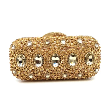 

Luxury women evening party long clutches bag bridal wedding diamonds bag rhinestone accessories elegant crystal bag purses