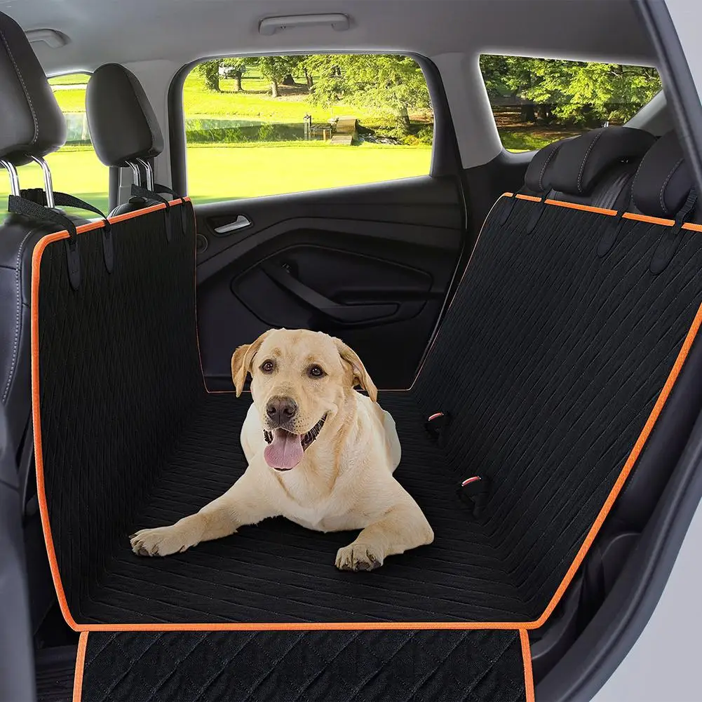 

Dog Cover Hammock 600D Heavy Duty Waterproof Scratch Proof Nonslip Durable Soft Pet Back Dog Car Seat For Cars Trucks And SUVs