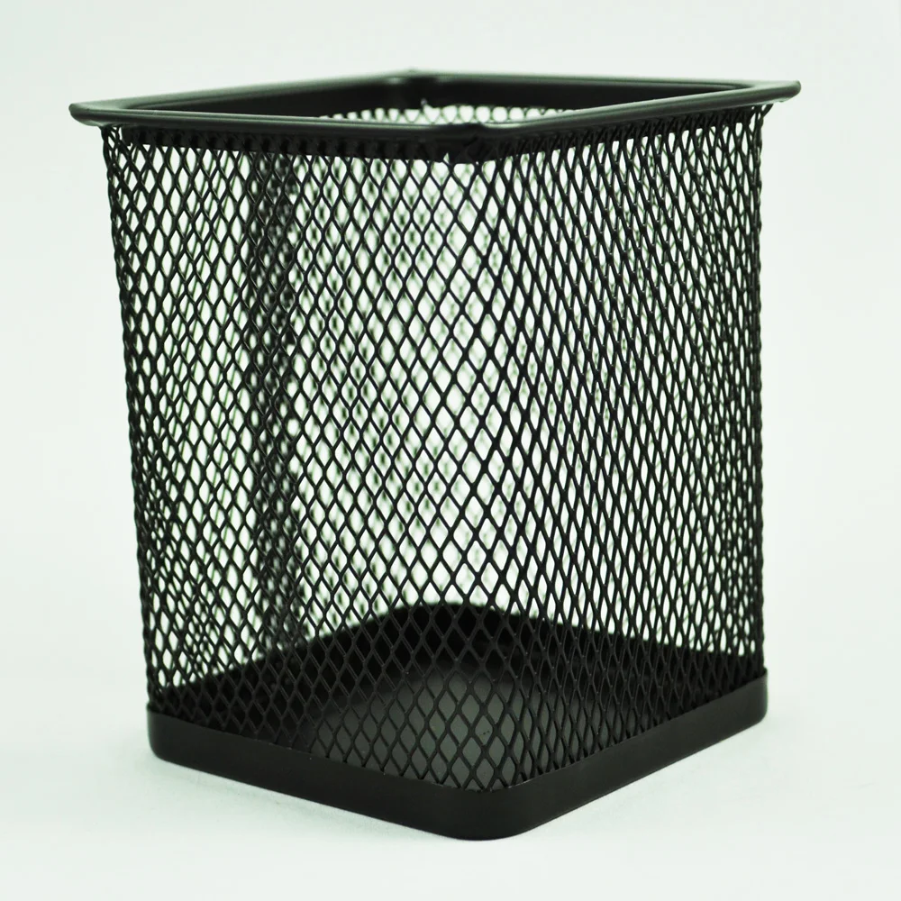 

SODIAL(R) Rectangular Mesh Style Pen Ruler Holder Desk Organizer for Home Office