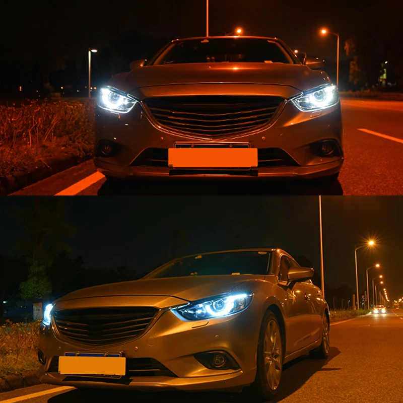 Roadot для Mazda6 ATENZA Mazda 6 bi ксеноновая линзы ближнего автомобиль стиль светодиодный HID