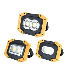 Портативный светодиодный прожектор 30 Вт 400 люмен 3 режима 5 в USB Перезаряжаемый отражатель прожектор наружный аварийный прожектор 18650 аккумулятор