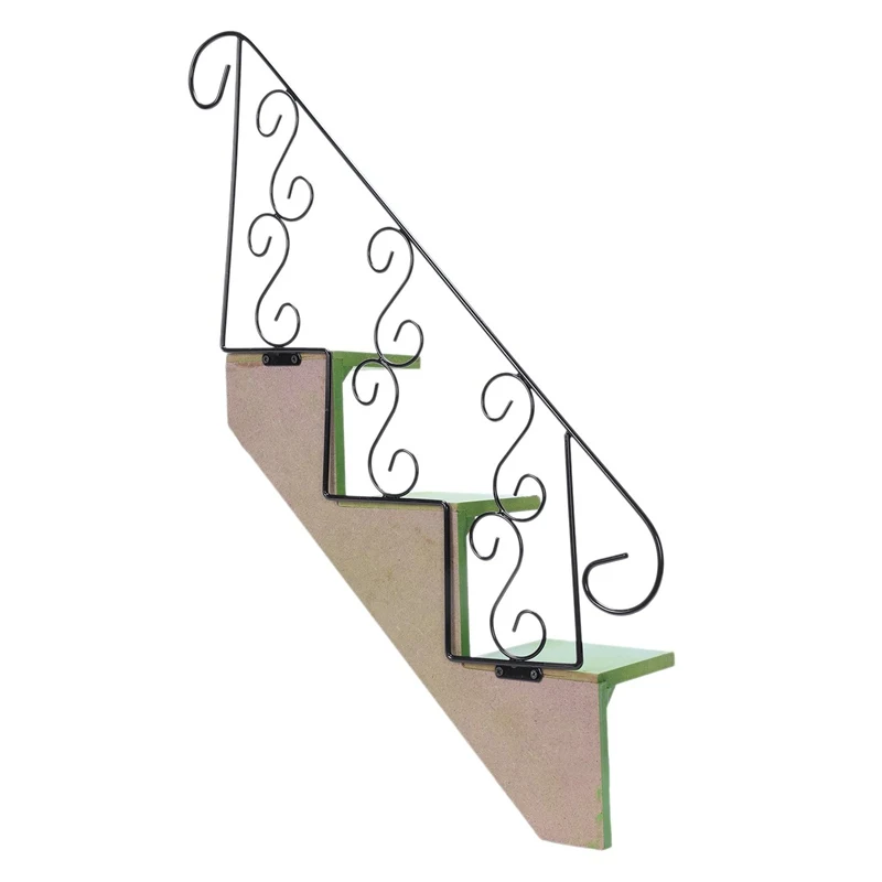 Vintage stair rack Old Staircase Racks Trapezoidal Hook Wall Decoration Flower Living Room Kitchen Storage Shelf Non-folding Vintage stair rack Old Staircase Racks Trapezoidal Hook Wall Decoration Flower Living Room Kitchen Storage Shelf Non-folding