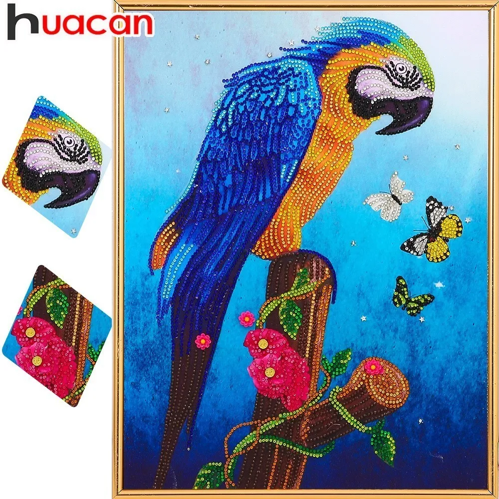Алмазная 5D картина для творчества Huacan животное особой формы алмазная Вышивка