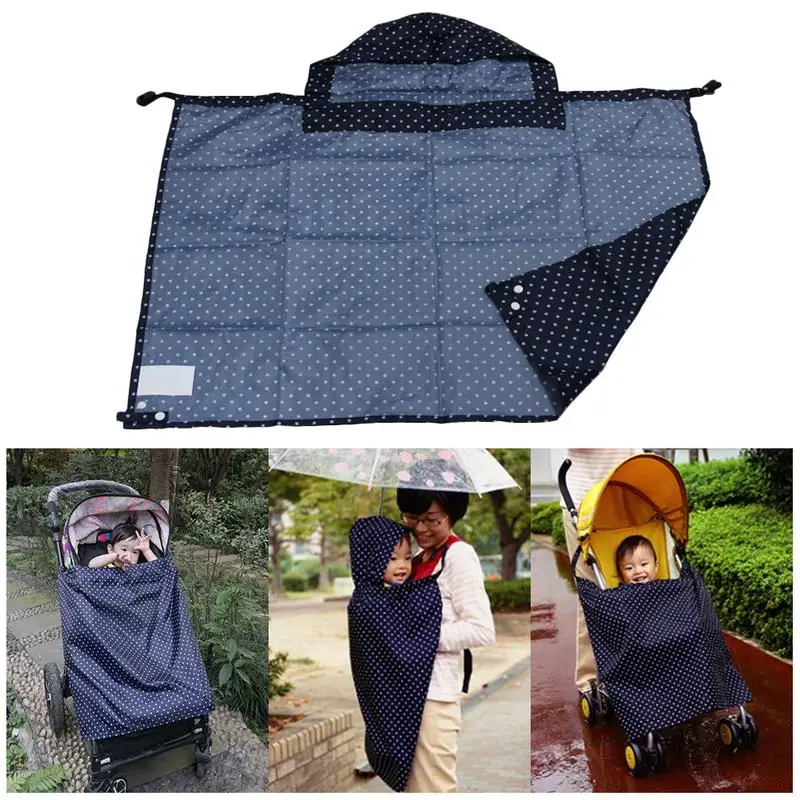 

Universal Baby Stroller Rain Cover Windshield Baby Carriage Umbrella Raincoat Warm Cover Stroller Accessories