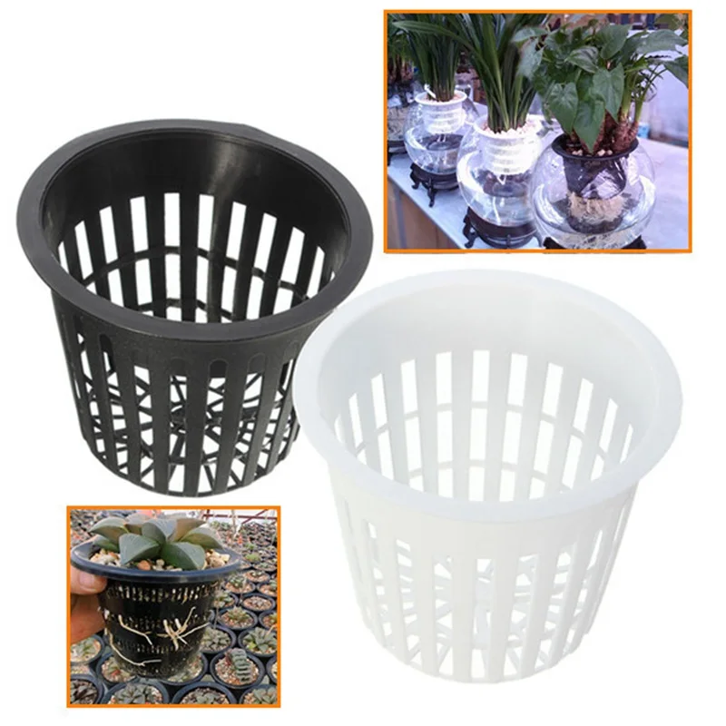 

3 Inch Heavy Mesh Pot Net Cup Basket Hydroponic Aeroponic Plant Grow Clone