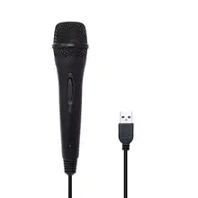 Usb wired 3m/9.8ft gamepads usar microfone de alto desempenho karaoke mic para nintend switch ps4 wii u xbox360 microfones de computador
