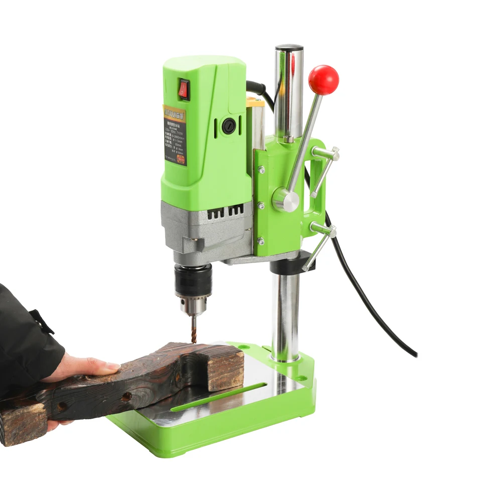 

Mini Home DIY Metalworking 710W Drilling Machine Electric Work Gear Portable High Accuracy Drill BG-5156E
