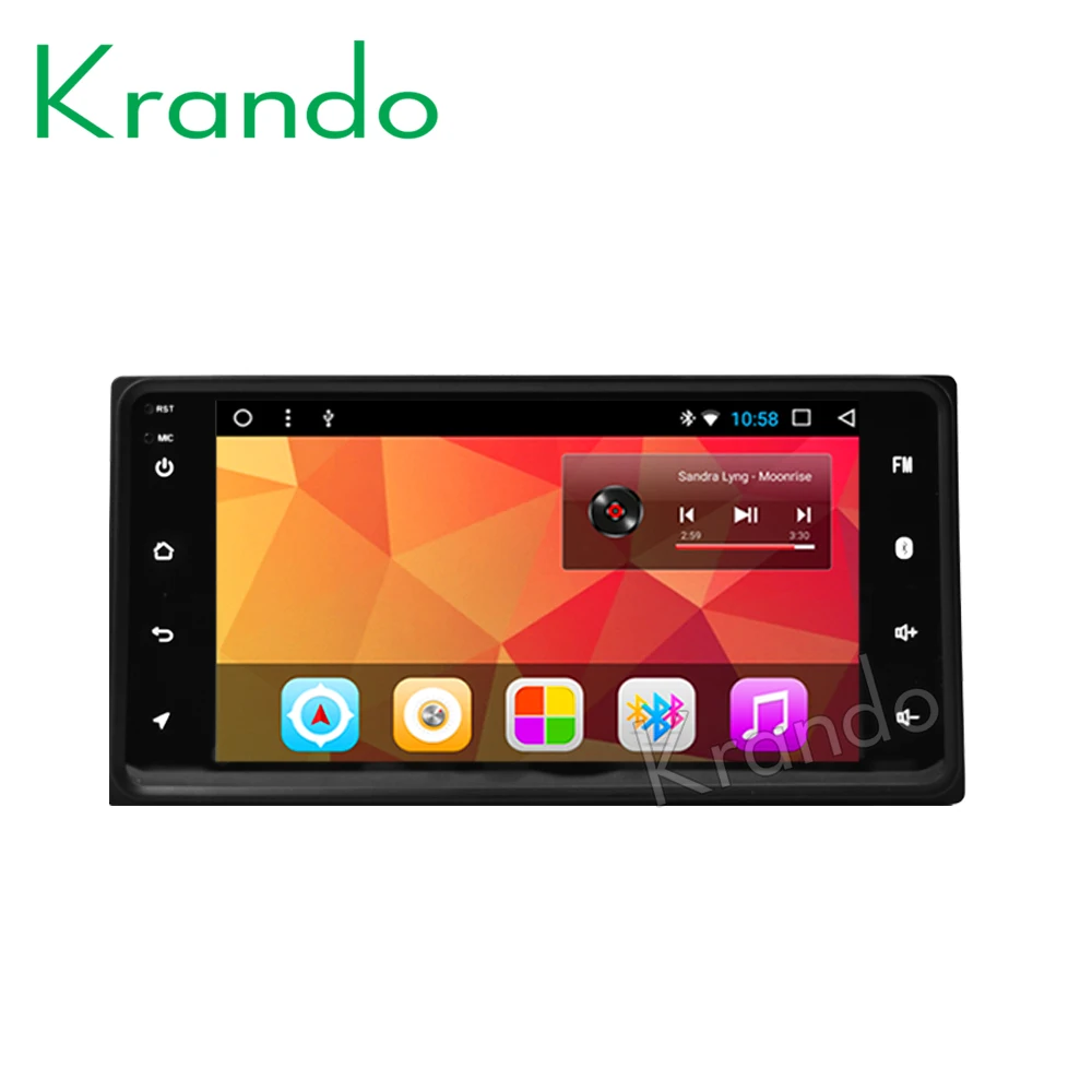 Автомобильная навигационная система Krando Android 8 1 7 дюймов IPS Full touch для Toyota