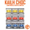 kailh low profile choc switch half high ultrathin RGB Swithes For Backlit Mechanical keyboard Dark Yellow Burnt Orange Pale Blue ► Photo 1/6