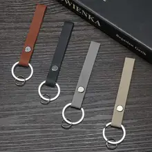 AOZBZ неисчезающий металлический и кожаный ремень подарок автомобильный брелок для ключей для мужчин и женщин автомобильный кулон Модные ювелирные изделия трендовые предметы