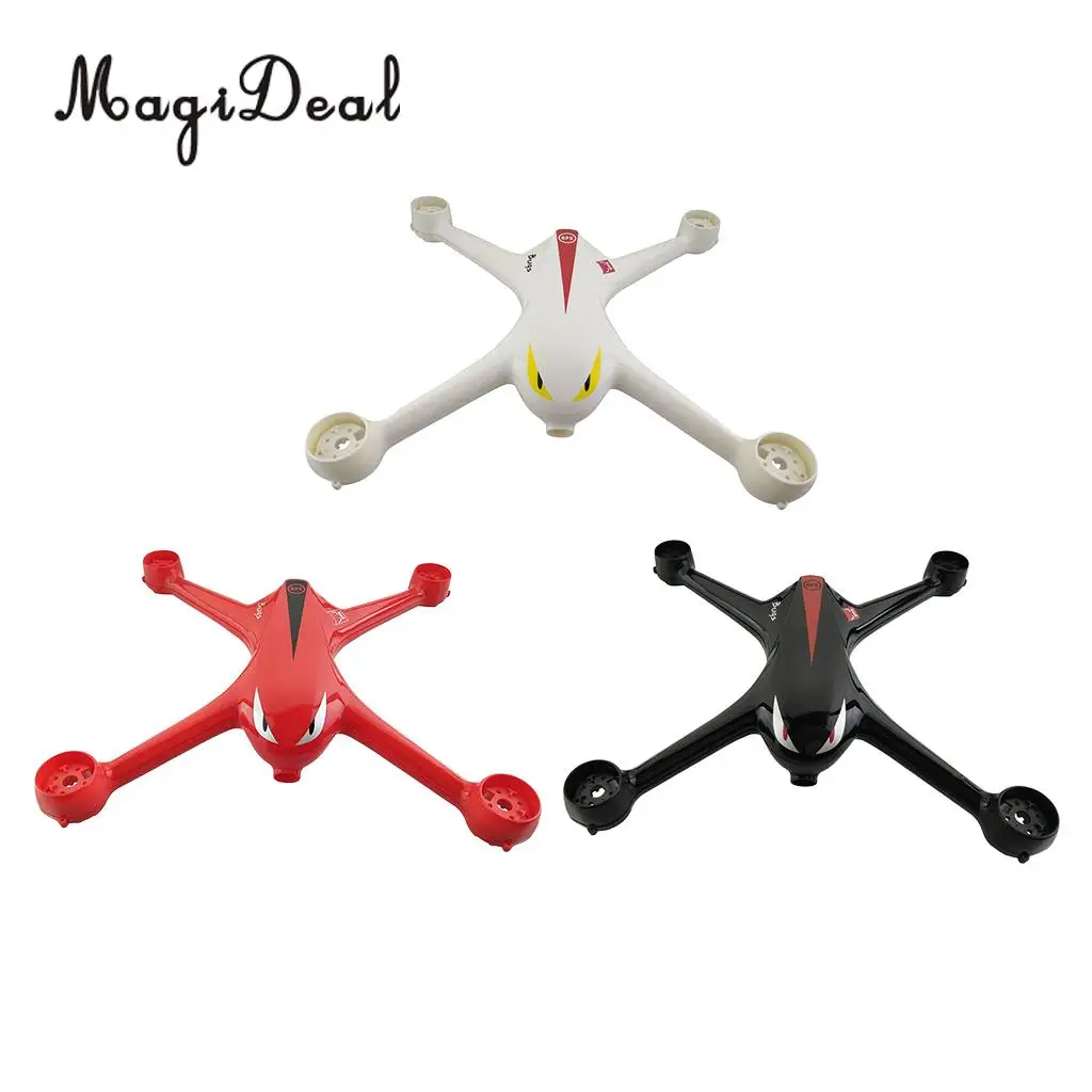 

MagiDeal Plastic Quadcopter Main Frame Body and Screw Set for MJX B2C B2W Bugs 2 Drone Spare Parts 3Colors