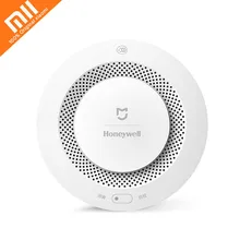 Xiaomi Mijia Honeywell детектор пожарной сигнализации фотоэлектрический датчик дыма, связанный с Wi-Fi Удаленной сигнализацией подключение к шлюзу