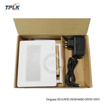 

5pcs NEW Hua wei Wireless Network Equipment HG8546M Gpon ONU with 4FE+4LANS+WIFI or 1GE+3FE+VOICE+WIFI modem English software