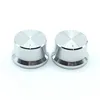 2pcs/lot Silver Aluminum alloy Potentiometer/Encoder Knobs Switch Caps 30x18MM Plum Shaft ► Photo 2/3